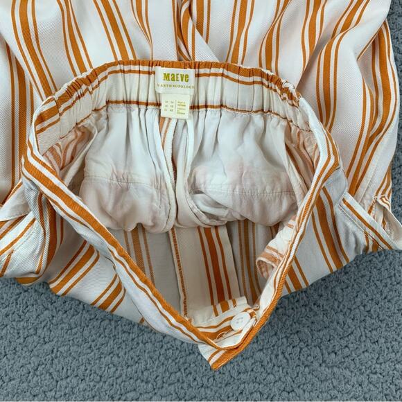 Maeve by Anthropologie Women's Sunshine Wide-Leg Striped Pants  -  Size: 10 - Picture 14 of 16
